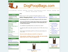 Tablet Screenshot of dogpoopbags.com